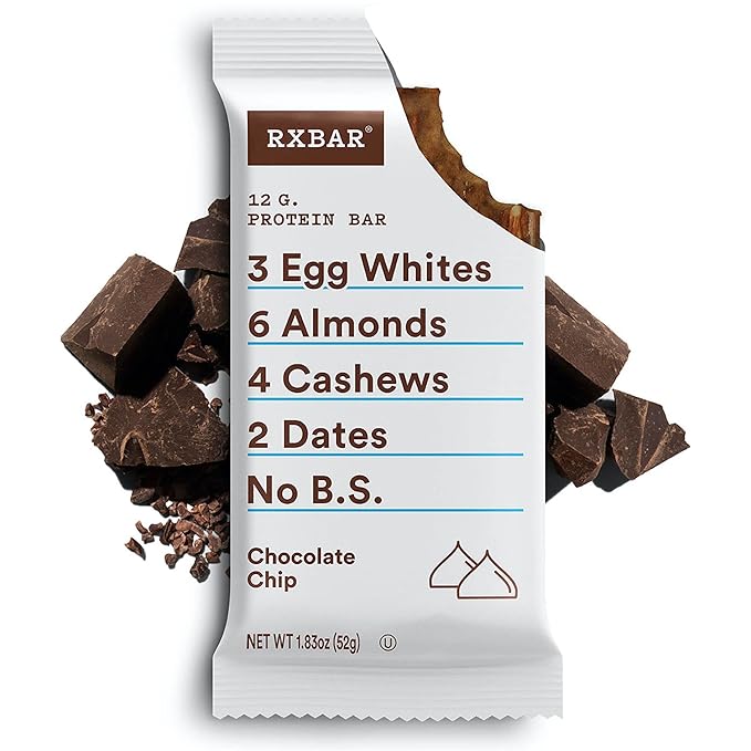 RXBAR Protein Bars, 12g Protein, Gluten Free Snacks, Variety Pack (28 Bars)