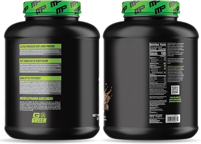 MusclePharm Combat 100% Whey Protein Powder, Cappuccino Flavor, Fast Recovery & Muscle Gain with Whey Protein Isolate, High Protein Powder for Women & Men, Gluten Free, 5 lb, 70 Servings