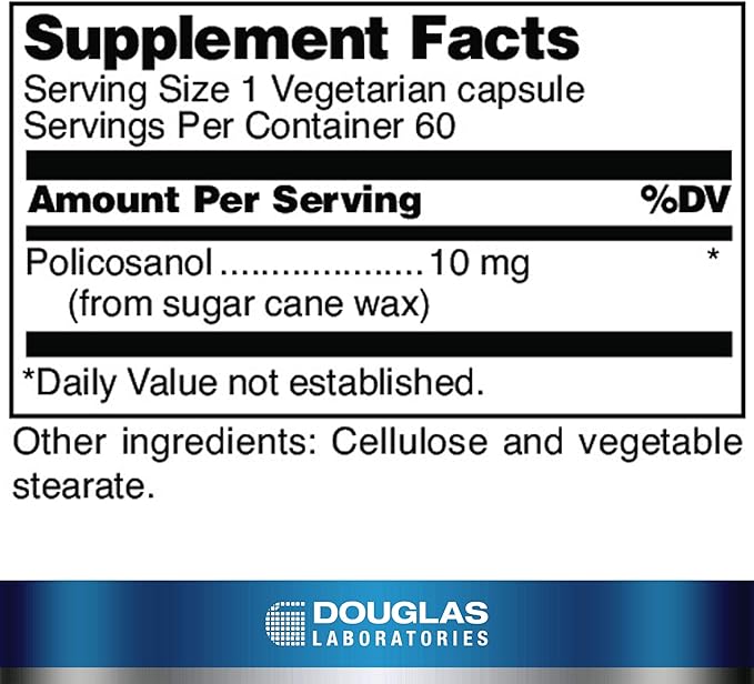Douglas Laboratories Policosanol | Supports Healthy Lipid Metabolism | 60 Capsules