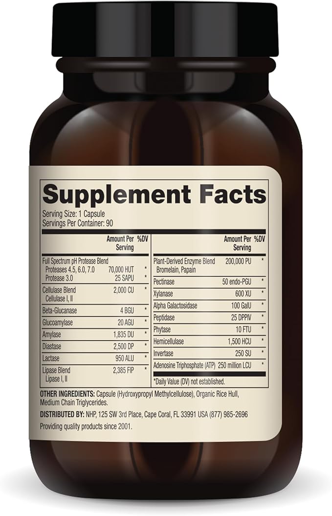 Dr. Mercola Full Spectrum Enzymes - 22 Different Enzymes - Supports Digestive & Immune Health - Helps Digest Carbohydrates, Fats, Proteins & Fiber - Non-GMO, Gluten-Free & Soy-Free - 90 Capsules