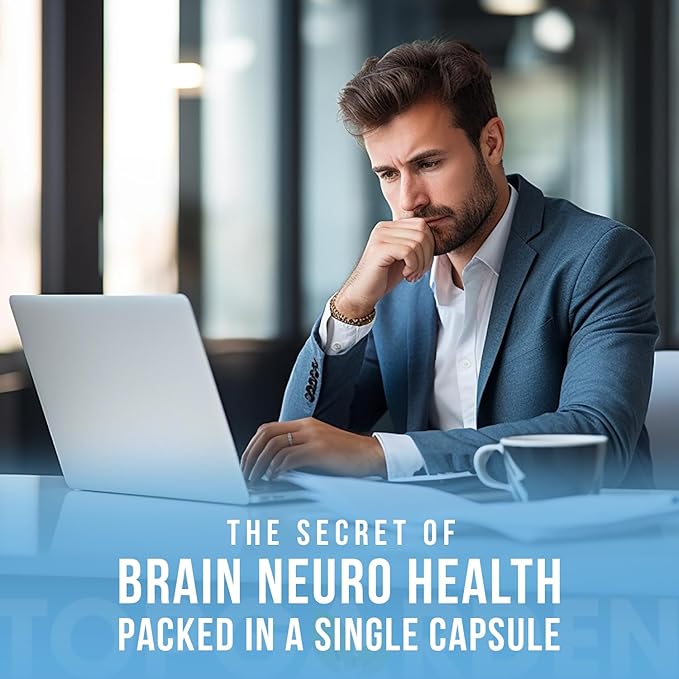 Brain Neuro Health - Focus, Memory & Clarity Assistance. Clinically Tested Nootropics Formula for Cognitive Enhancement. Boost Your Body and Mind!