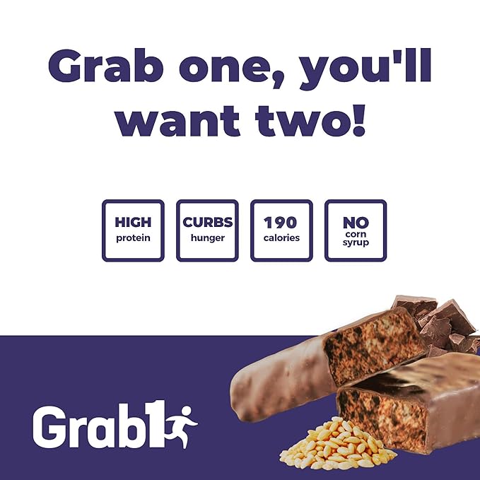 Grab1 Sugar Free Protein Bars, Dairy Free Dark Chocolate (3 Pack = 12 Bars) | 12gr Protein + 4gr Fiber | Low Calorie | Zero Sugar