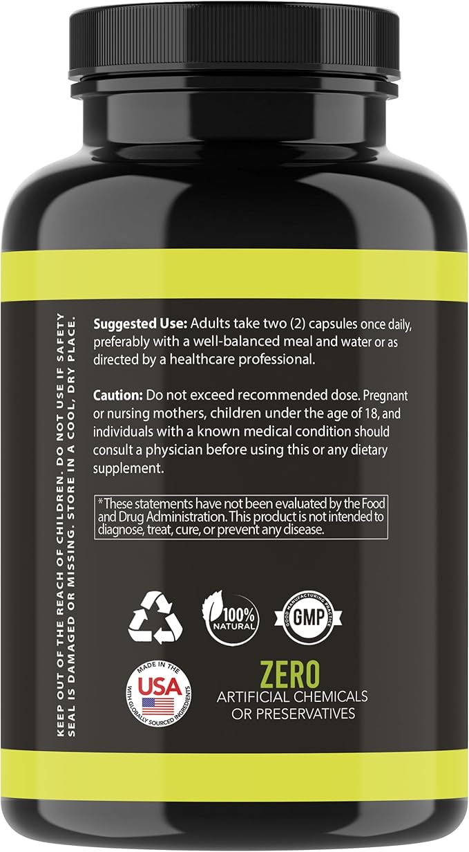 Angry Supplements Curb The Crave – Chromium, Green Tea Extract, Goji Powder, Ginger Root Extract Pills, Digestive Health & Wellness, 60 Capsules (1-Bottle, 30 Day Supply)