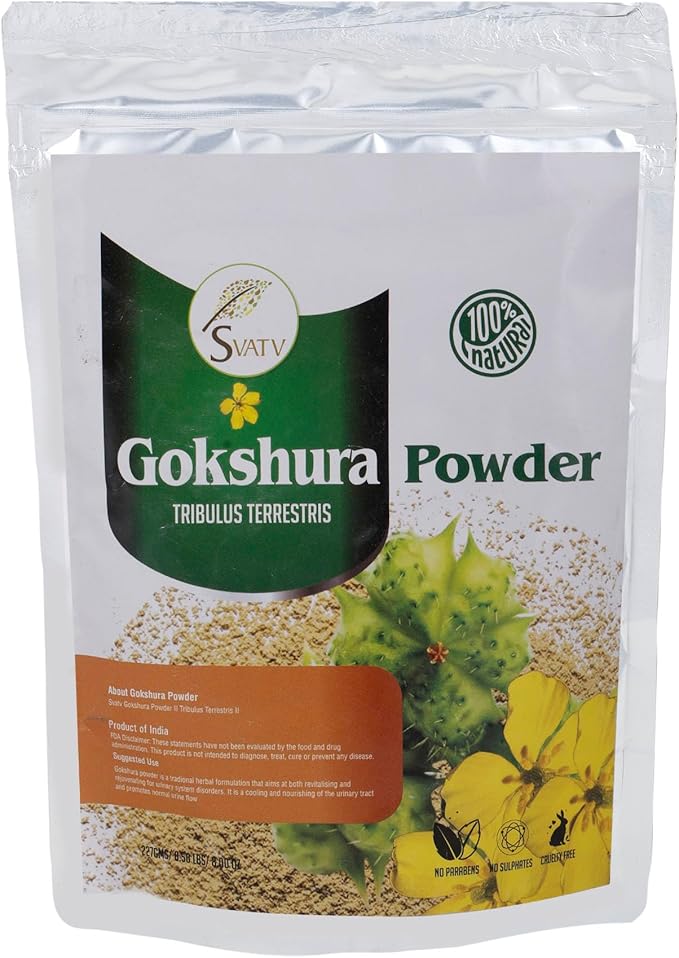 SVATV Gokshura Powder II Tribulus Terrestris Powder/Gokharu Powder II 227g, 0.5lb, 8oz