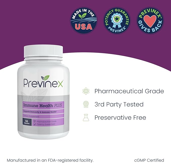 Immune Health Plus - Advanced Immune Defense with 9-in-1 Powerful Blend of Vitamin C, Vitamin D3, Zinc, Elderberry, Organic Maitake, Shiitake & Reishi Mushrooms, Beta Glucans – Immune Supplement