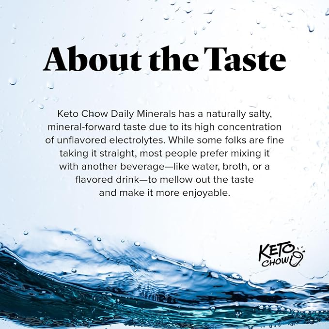Keto Chow - Daily Minerals Drops - Promotes Electrolyte Balance - Copper, Magnesium, Chromium, Zinc, Boron, & Selenium - Zero Sugar - Keto Friendly - Gluten Free - Vegan - Non GMO - Travel Size - 2 oz