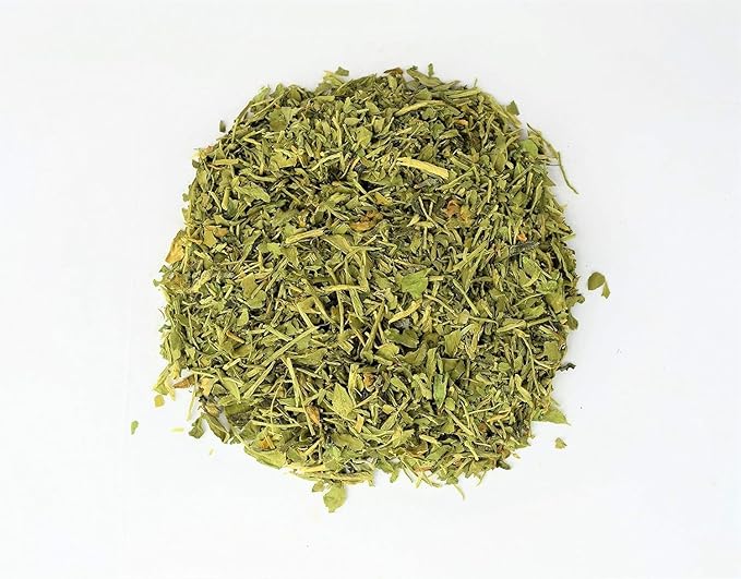 Saffronia Dried Fenugreek Leaves, Vegan Friendly Kasoori Methi, Carefully Packaged In Resealable Bag, Ideal for Mexican, Indian, Mediterranean and Asian Cuisine - 6 Oz (170 g)