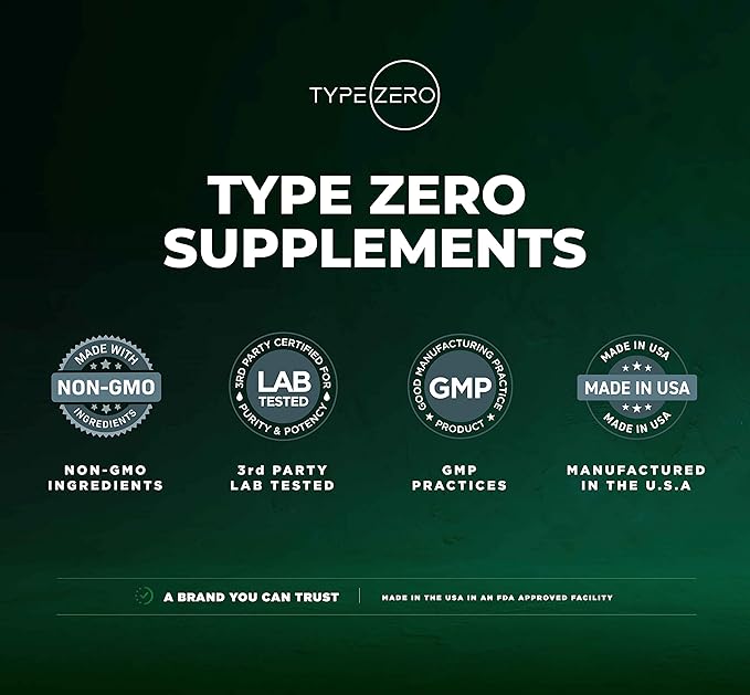 Type Zero L-Citrulline Malate Powder 2:1 6X (300g | 6000mg Per Serving | Unflavored) Ultra Clean L Citrulline, Nitric Oxide Booster, Pre Workout - Nitrous Oxide Vasodilator Supplement