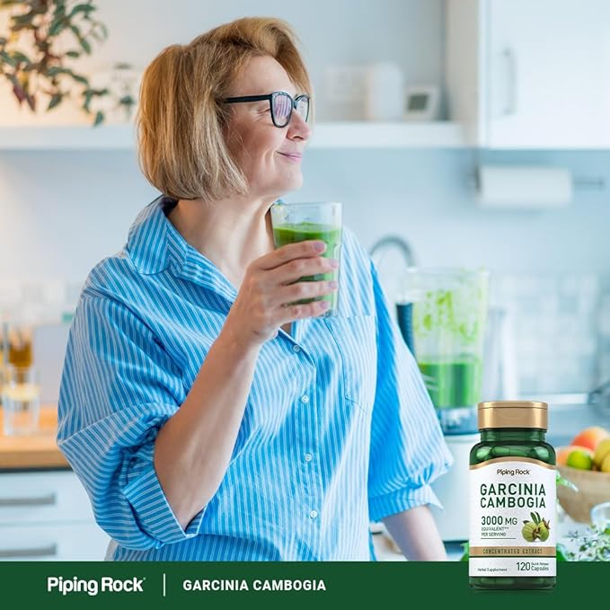 Piping Rock Garcinia Cambogia Extract | 3000mg | 120 Capsules | Concentrated Pills | Non-GMO, Gluten Free Supplement