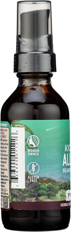 WishGarden Herbs Kick-Ass Allergy for Pregnancy - Plant-Based Herbal Allergy Supplement w/Nettle Leaf, Echinacea & Yerba Santa, Safely Supports Healthy Histamine Response to Seasonal Irritants, 2oz