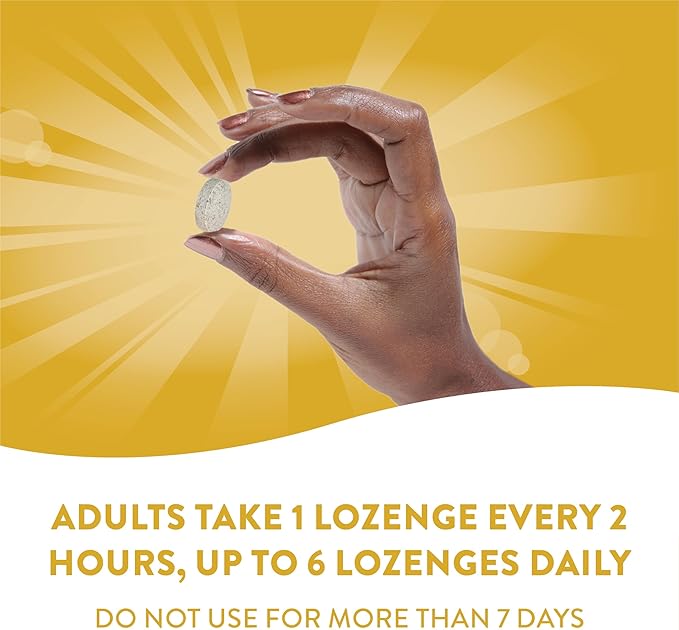 Nature's Way Zinc Lozenges with Vitamin C & Echinacea, Immune Support*, Wild Berry Flavored, 60 Lozenges (Pack of 2)