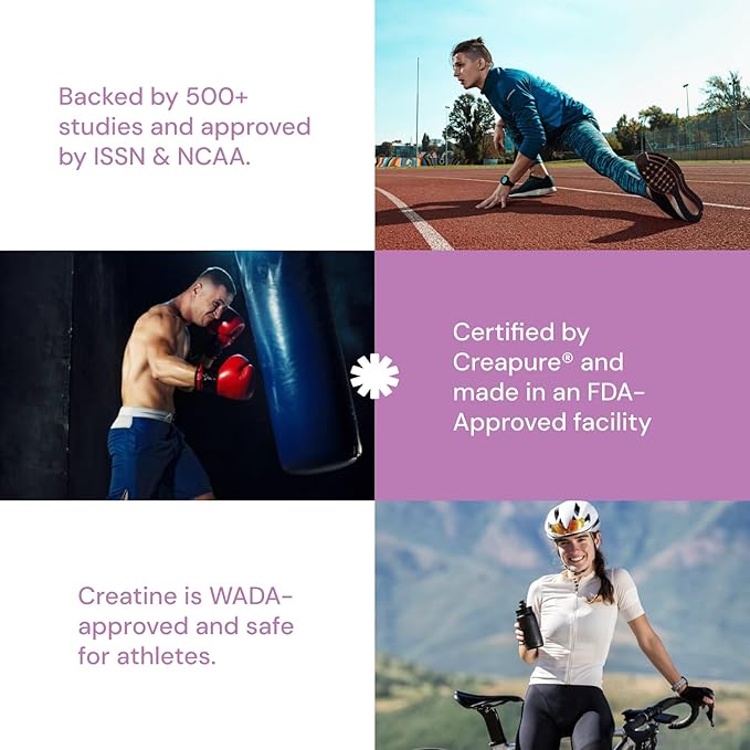 Create Single Serve Creatine Monohydrate Powder – 5g Creapure Creatine | Redefining Strength, Energy & Recovery | Sugar-Free, Vegan, Non-GMO | Mixed Berry | 30 Portable Packets