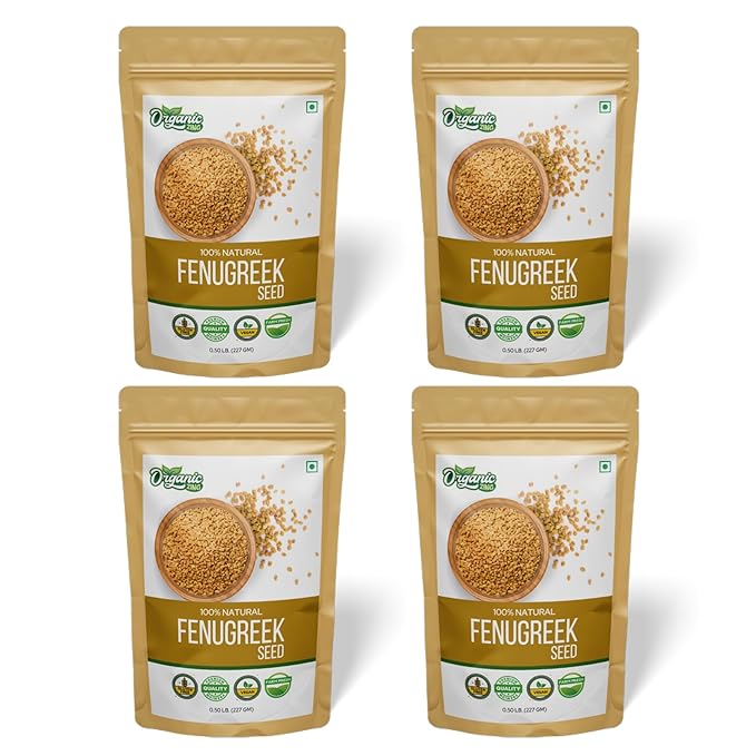 ORGANIC ZING Fenugreek Seed (227 Gm) Pack Of 4
