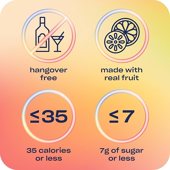 Recess Zero Proof Craft Mocktails, Alcohol Free Drinks, With Adaptogens, Non-Alcoholic Beverage Replacement, Mixer, Celebration, Party, (Classic Cosmo, 12oz, Pack of 12)