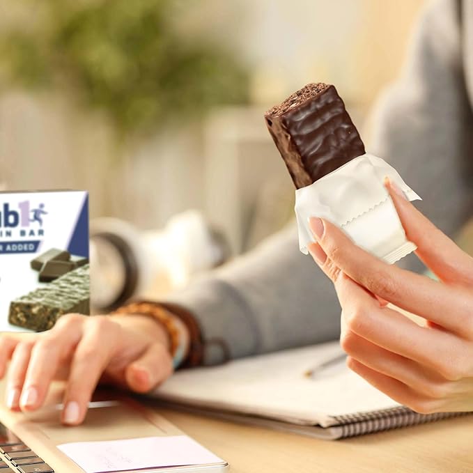 Grab1 Sugar Free Protein Bars, Dairy Free Dark Chocolate (3 Pack = 12 Bars) | 12gr Protein + 4gr Fiber | Low Calorie | Zero Sugar