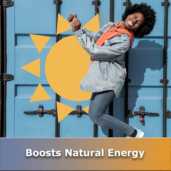 Energy+ Complex Caffeine L-theanine Capsules | Focus and Alertness Support | Natural Energy Boost | 60 Count