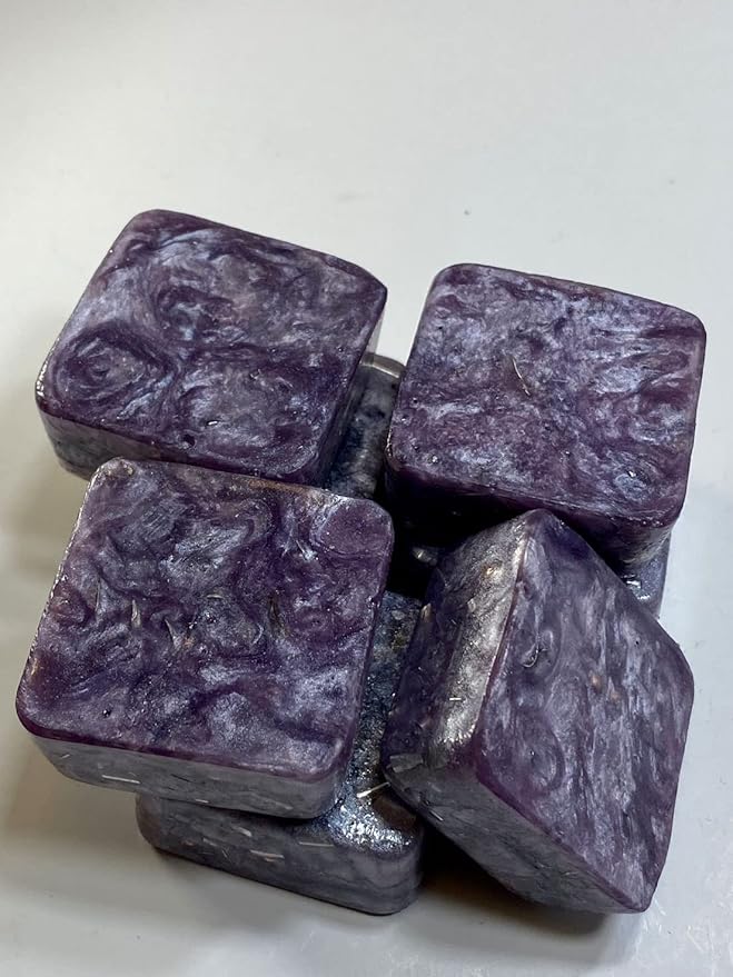 2 Grey Lavender Mini Cube Tower Busters Crystal Orgone Generator Energy Accumulator 528Hz/7.83Hz/Advance Harmonics Many Beautiful Ingredients and Colors!! (Grey Lavender)