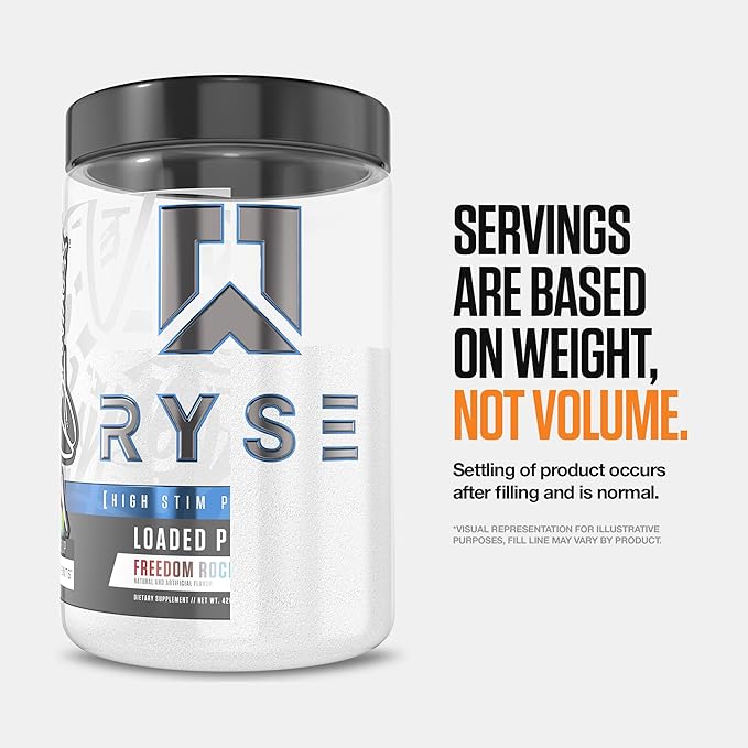 Ryse Loaded Pre Workout Powder - SunnyD Tangy Original - Daily Pre-Workout for Men & Women with 300mg Caffeine, Beta Alanine, and Citrulline for Pump, Focus, and Energy - 30 Servings