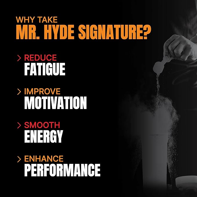 PROSUPPS Mr. Hyde Signature Pre Workout Powder with Creatine, Beta Alanine & Caffeine - Performance, Energy & Endurance - Clean Fitness & Gym Supplements for Men & Women (Fruit Punch, 60 Servings)