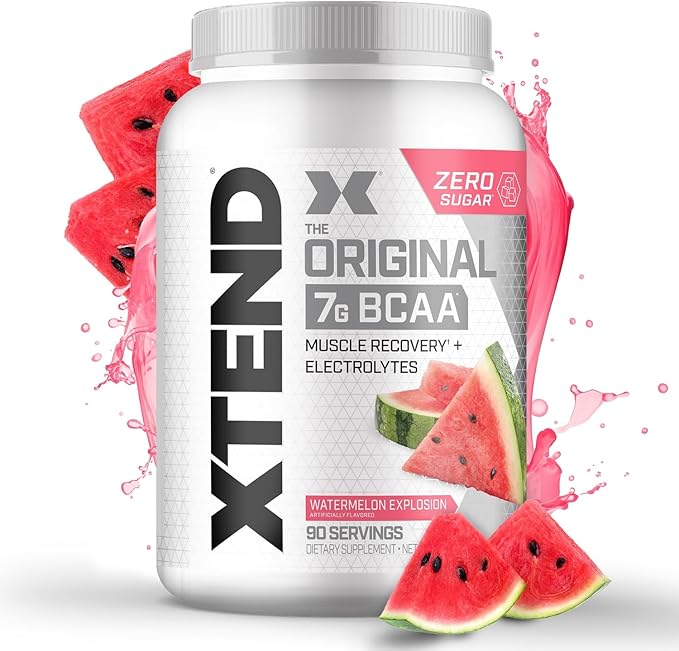 Original BCAA Powder 7g BCAA and 2.5g L-Glutamine, Sugar Free Post Workout Muscle Recovery Drink with Amino Acids for Men & Women, 90 Servings
