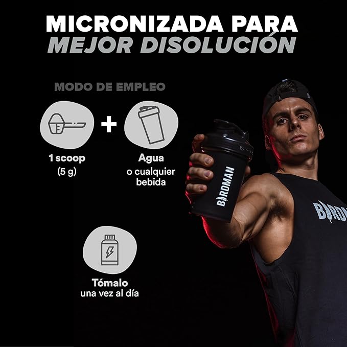 Micronized Creatine Monohydrate Powder, Unflavored, High-Purity, Organic, Muscle Recovery, Caffeine Free Pre Workout, Post Workout, Gluten Free, Sugar Free