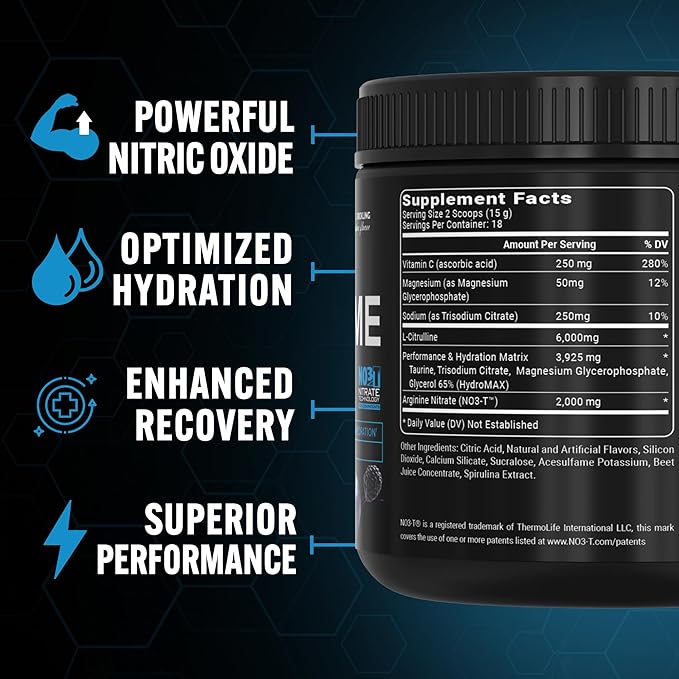 PEScience High Volume Stim-Free Pre Workout, Nitric Oxide Booster with L Citrulline & L Arginine Nitrate, Non-Stim Preworkout for Men and Women, 36 Scoops, Raspberry Lemonade