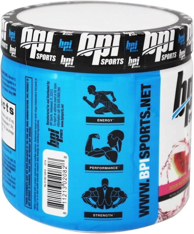 BPI Sports 1.M.R Vortex Pre-Workout Powder, High-Stim formula for men & women with glycerol, caffeine, niacin & herbal extracts, boosts energy, focus & endurance, Sour Watermelon, 50 servings