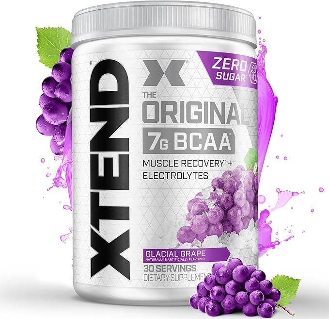 Original BCAA Powder 7g BCAA and 2.5g L-Glutamine, Sugar Free Post Workout Muscle Recovery Drink with Amino Acids for Men & Women, 30 Servings