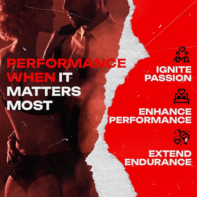 Natural Enlargement Pills for Men - Male Supplements for Men, Add 2-3in 60 Days, Boost Performance, Stamina and Endurance with Oyster Extract, Tongkat Ali, Tribulus, Maca, L-Arginine, 1-Month Supply