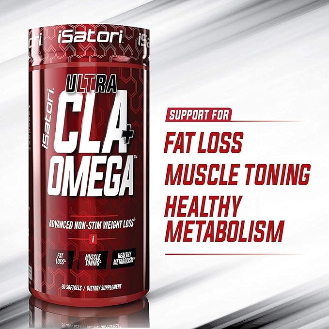 iSatori L-Carnitine LS3 Bombsicle 3000mg (32 Servings) & iSatori Ultra CLA (90 Softgels)