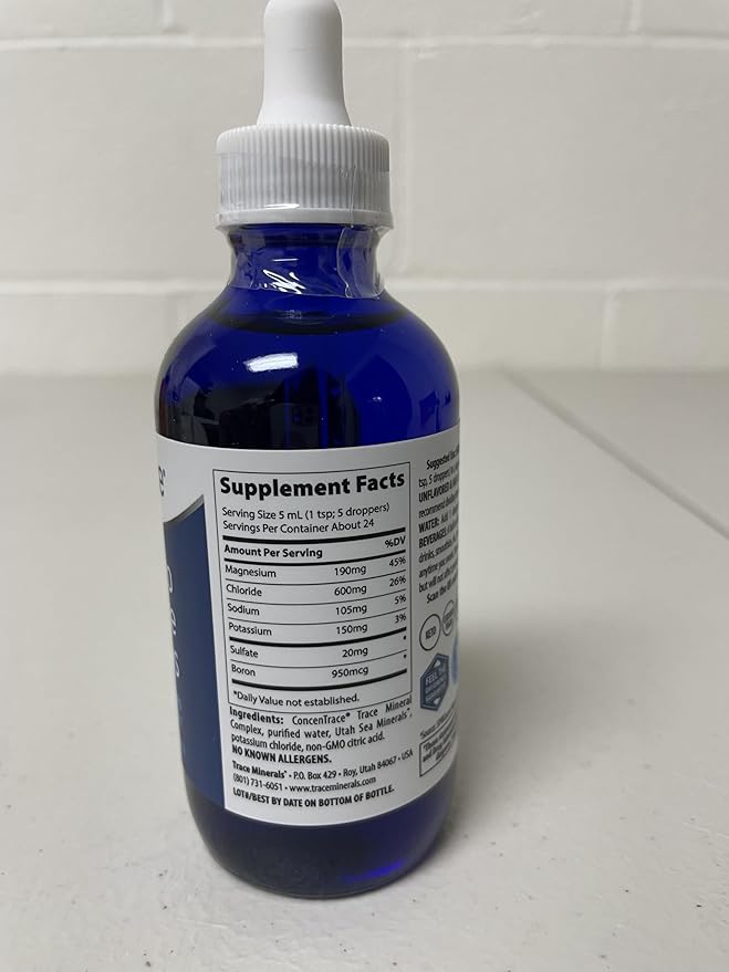 Trace Minerals Keto Electrolyte Drops - Support Muscle & Nerve Health - Electrolyte Nutrition Supplement to Aid Hydration & Fitness - Exercise Supplement with Magnesium - 4 fl oz (24 Servings)