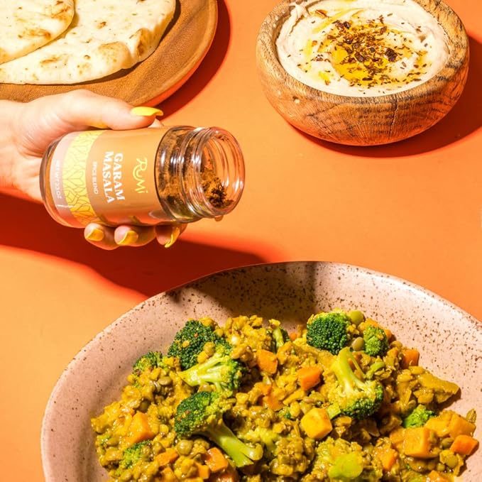 Rumi Spice - Garam Masala (2.3 oz) | Complex and Mildly Sweet with Cardamom, Cumin, Coriander, Fenugreek, Clove | Ethically Sourced | Salt Free | Non GMO | Gluten Free