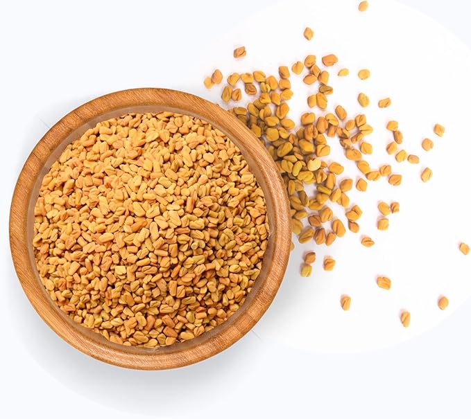 Organic Zing Fenugreek Seeds Also Known As Methi Seeds and Trigonella Foenum-Graecum Vegan | Preservative Free | Product of India - 453g Resealable Pack of 1