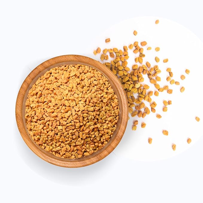 Organic Zing Fenugreek Seeds Also Known As Methi Seeds and Trigonella Foenum-Graecum | Vegan | Preservative Free | Product of India - 227g Resealable Pack