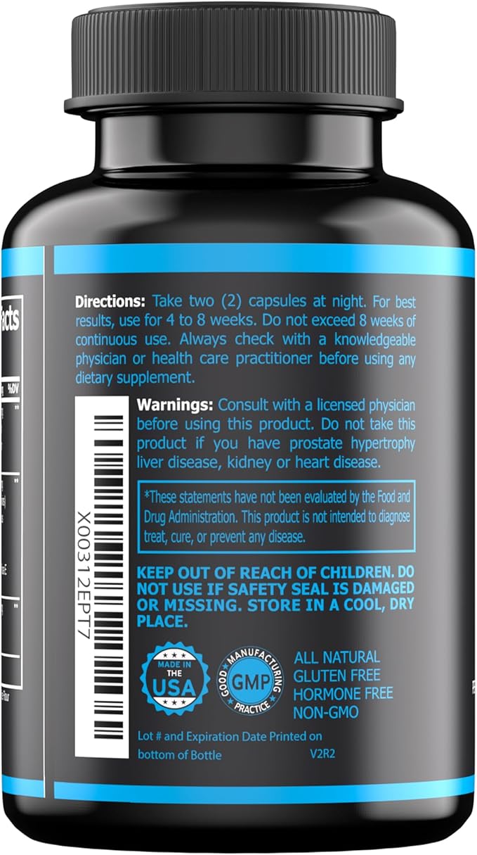 PCT Supplement for Men, 3-in-1 Post Cycle Support & Natural Booster with Estrogen Blocker, Liver Support Formula, Made in USA, with Fenugreek, Chrysin, Tongkat Ali, Milk Thistle - 60 Capsules