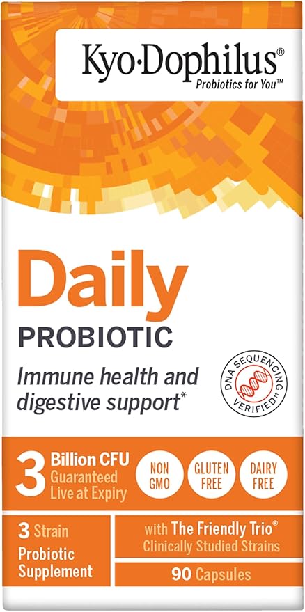 Kyo-Dophilus Daily Probiotic, Immune and Digestive Support*, 90 capsules