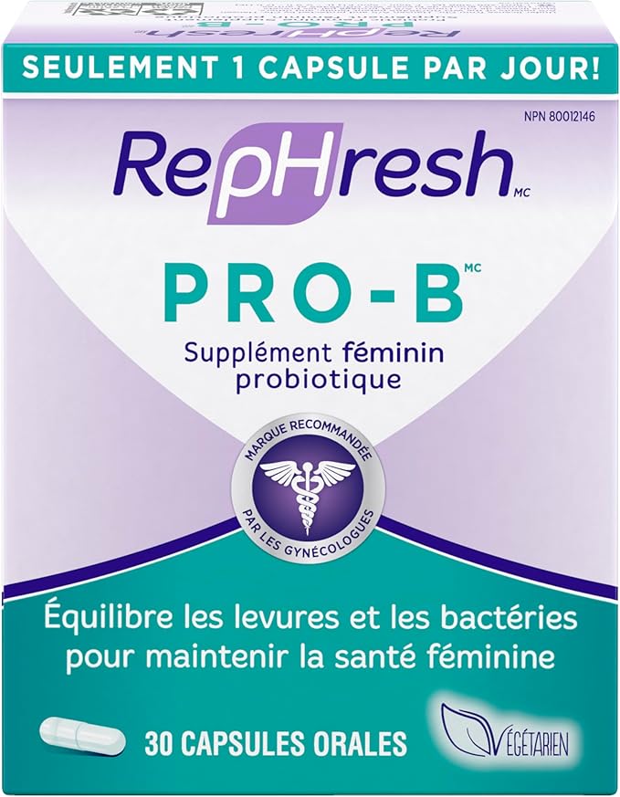 Rephresh Pro-B Probiotic Supplement for Women, 30 Oral Capsules