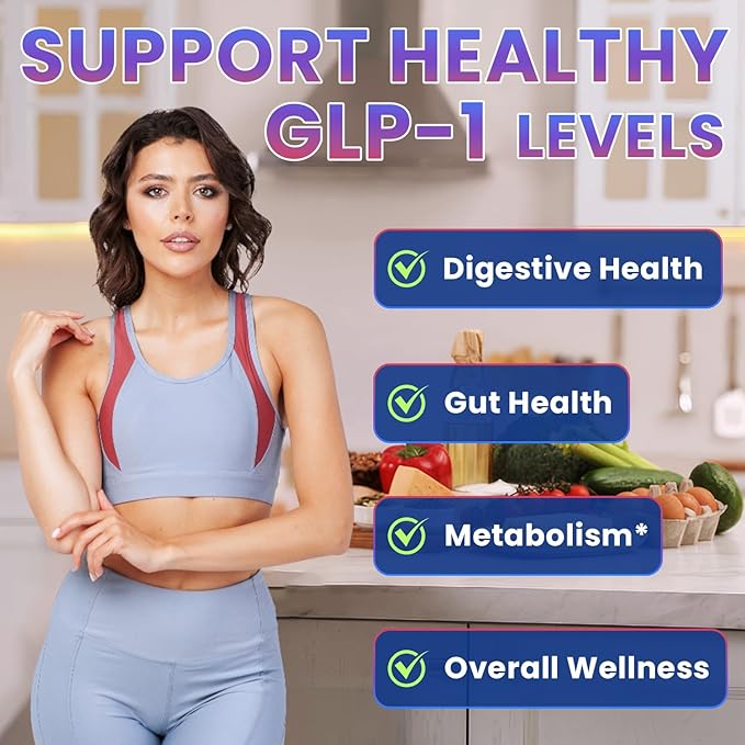 GLP-1 Supplement Support, GLP Activate Natural Formula, GLP-1 Supplement for Metabolic, Energy, GLP-1 Support, Take Before Meal (60 Capsules)