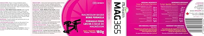 ITL Health Ionic Magnesium Citrate for Bone & Heart Support, 180g 45-Servings, Unflavored, Includes Zinc, Vitamin D3, K2, B6, Potassium, Boron & Electrolyte, Hormone Balance & Immune Supports