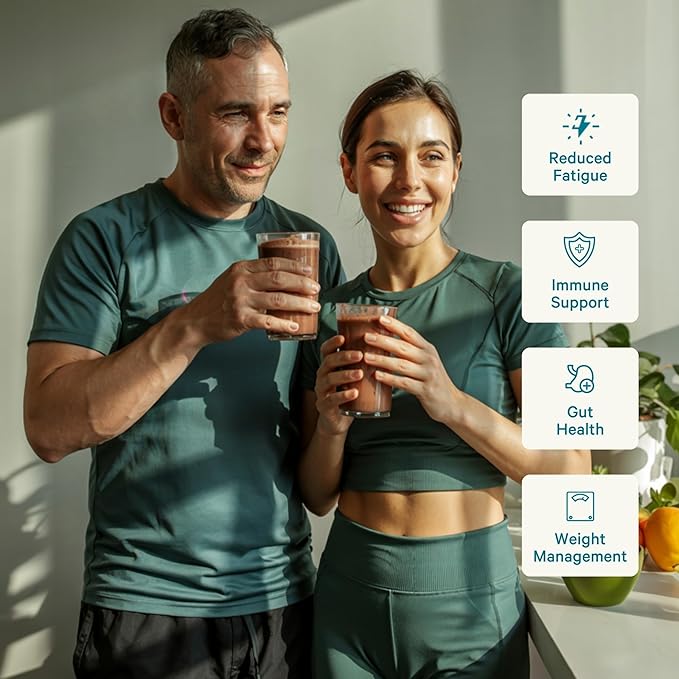 LyfeFuel Essentials Nutrition Shake - Not Your Average Meal Replacement Powder | 50+ Superfoods, Vegan Protein, Vitamins & Minerals | Low Carb Plant Based Breakfast Shake | Chocolate Flavor