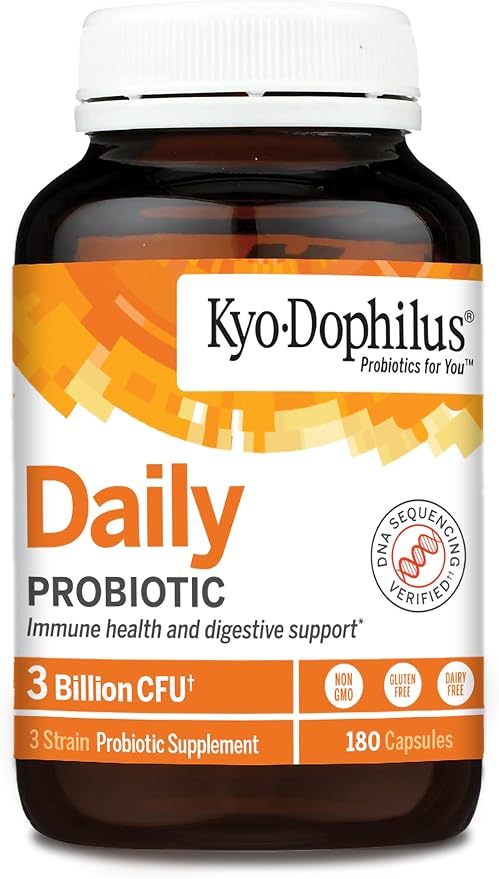 Kyo-Dophilus Daily Probiotic, Immune and Digestive Support, 180 capsules