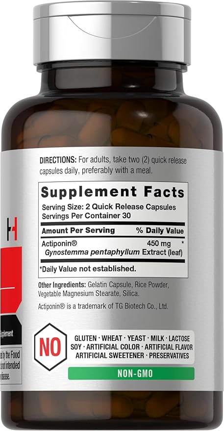 Horbäach AMPK Metabolic Activator 450 mg | 60 Capsules | Non-GMO, Gluten Free