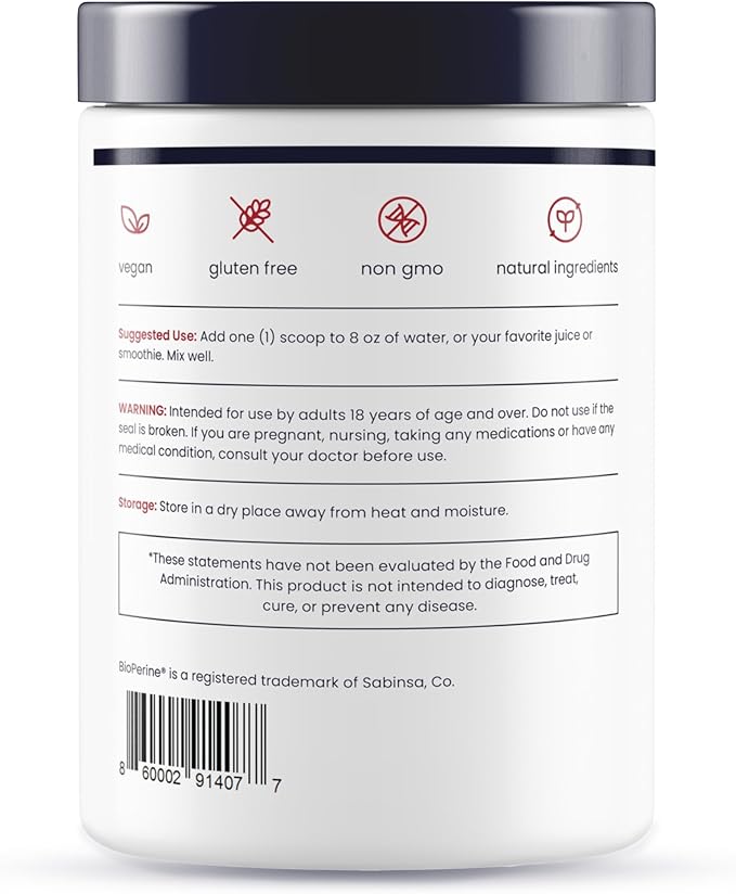 Nature's Pure Blend Organic Beet Root Powder – Nitric Oxide Booster L-Arginine – Liquid Beets for Blood Flow Circulation & Energy – Pre-Workout Endurance Support – 8,000 MG