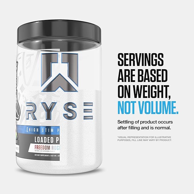 RYSE Loaded Pre Workout Powder - Kool-Aid Tropical Punch - Daily Pre-Workout for Men & Women with 325mg Caffeine, Beta Alanine, and Citrulline for Pump, Focus, and Energy - 30 Servings