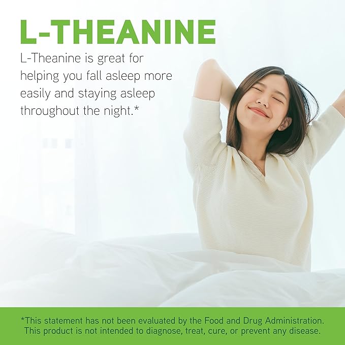 DAVINCI Labs L-Theanine - Dietary Supplement to Help with Concentration, Focus, Relaxation and Irritability* - with 200 mg L-Theanine per Serving - 60 Vegetarian Capsules