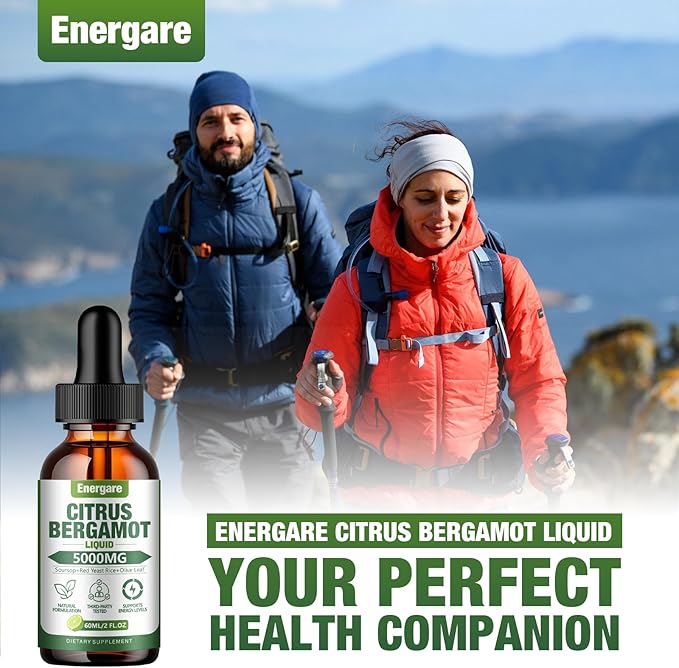 2 Packs Citrus Bergamot Liquid Drops, Bergamot Supplement For High Cholesterol - Soursop, Red Yeast Rice, Olive Leaf - All - Natural, Heart Immune Support & Antioxidant, Soursop Bitters Liquid,4 Fl Oz
