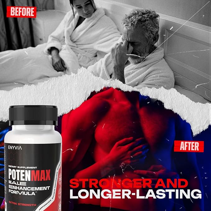 Natural Enlargement Pills for Men - Male Supplements for Men, Add 2-3in 60 Days, Boost Performance, Stamina and Endurance with Oyster Extract, Tongkat Ali, Tribulus, Maca, L-Arginine, 1-Month Supply