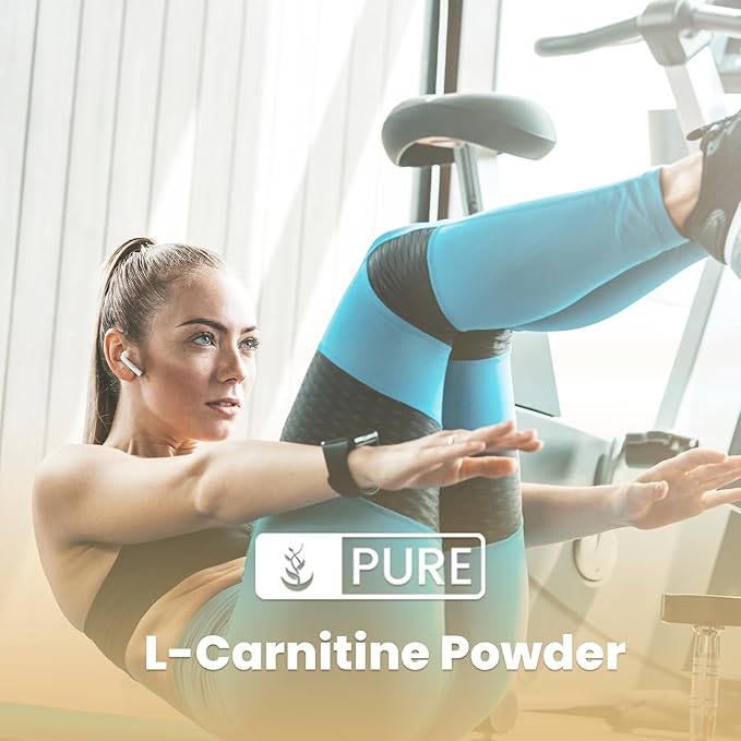 Pure Originial Ingredients L-Carnitine Powder (4 oz) Gluten-Free, Non-GMO Dietary Supplement, Unflavored, No Filler or Additives