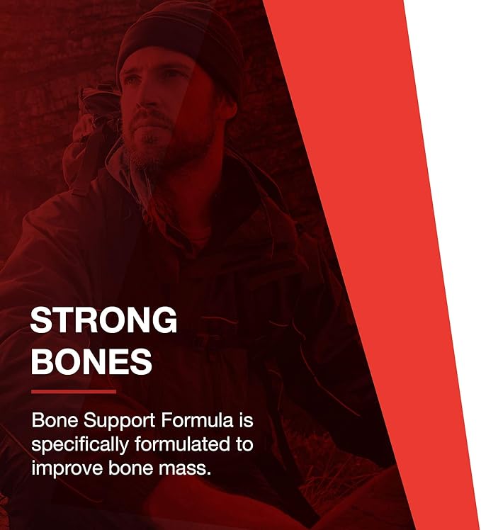 Protocol Bone Support Formula - for Bone Strength & Density* - with Calcium Hydroxyapatite, Boron & Phosphorus - Supplement for Teeth & Bone Health* - Dairy & Soy Free - 180 Caps