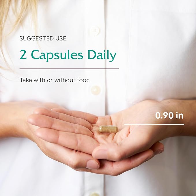 Vitanica Ovulation Assist - Ovarian Health & Adrenal Support with Rhodiola Rosea, Holy Basil, Tribulus Terrestris & Chaste Tree - Herbal Dietary Supplement - Lady - 60 Vegan Caps